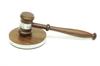 Judge Gavel Steel Silver