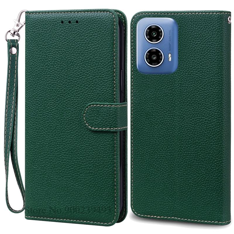 Для Moto G34 5G чехол кожаный кошелек раскладной телефон чехол для Motorola G34 5G чехол книжка чехол для Moto G34 чехол Fundas Shell