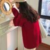 Пуловер с высоким воротником и половиной молнии, свитер для женщин, осень/зима 2023, корейская версия, свободный универсальный женский пуловер с длинными рукавами