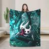 Hollow Knight Silk Song Фрэн Бархатное одеяло для осени и зимы Дышащее Супер теплое Одеяло для дивана и кровати Теплое и мягкое Плюшевое Черное