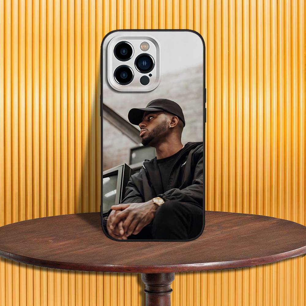 Чехол для телефона B-Bryson Tiller для iPhone 16,15,14,13,12,11,Pro,Max,Plus,X,XS,SE4,E,Mini, Мягкий черный чехол