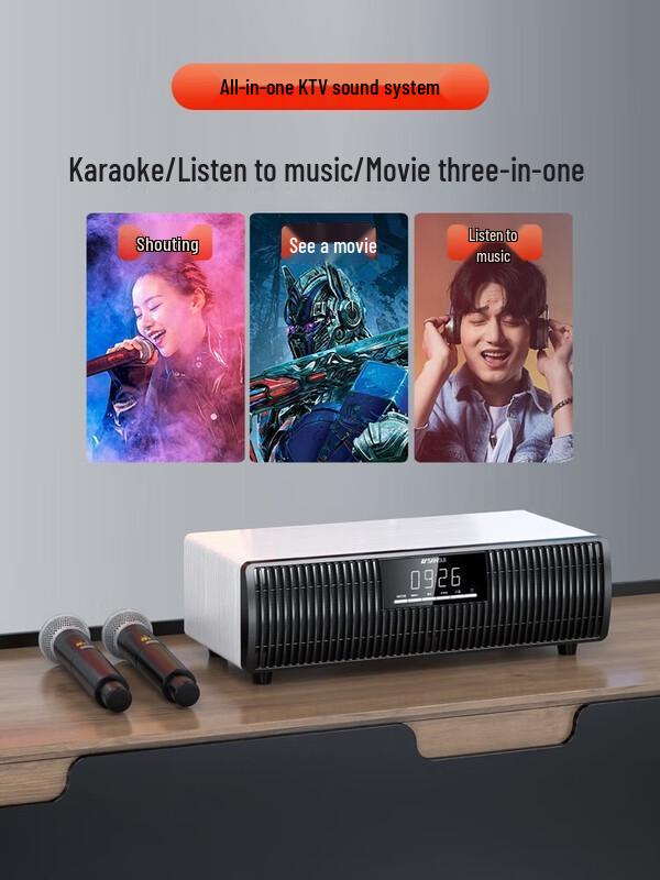 SANSUI T59 Мини Настольный Bluetooth KTV Динамик