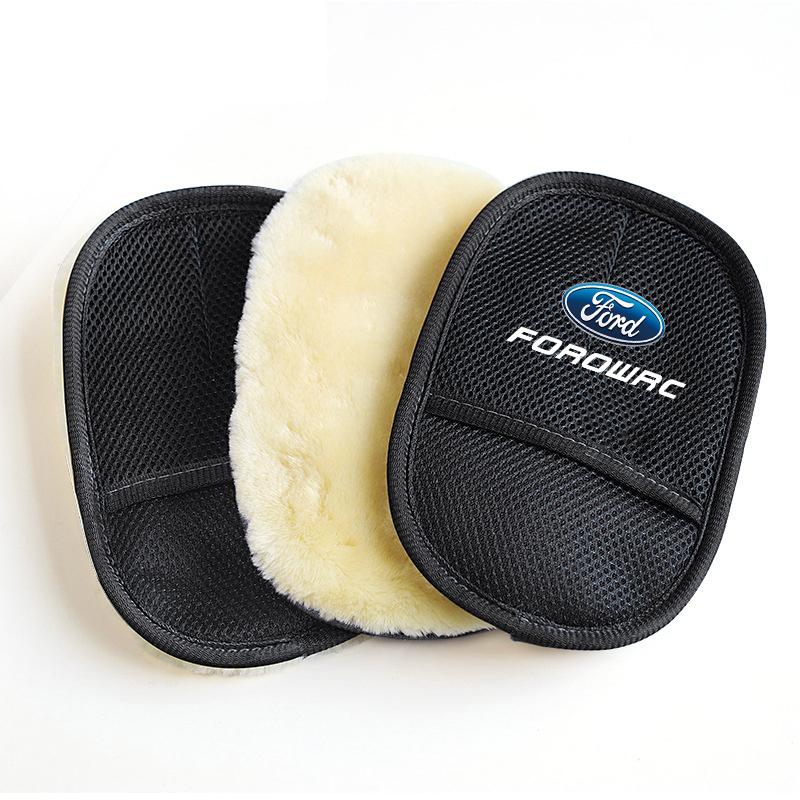 Car Wash Glove Wool Soft Polish Cleaning Brush Tools For Ford Focus Fiesta Puma Ranger Kuga MK7 MAX F150 AQ5