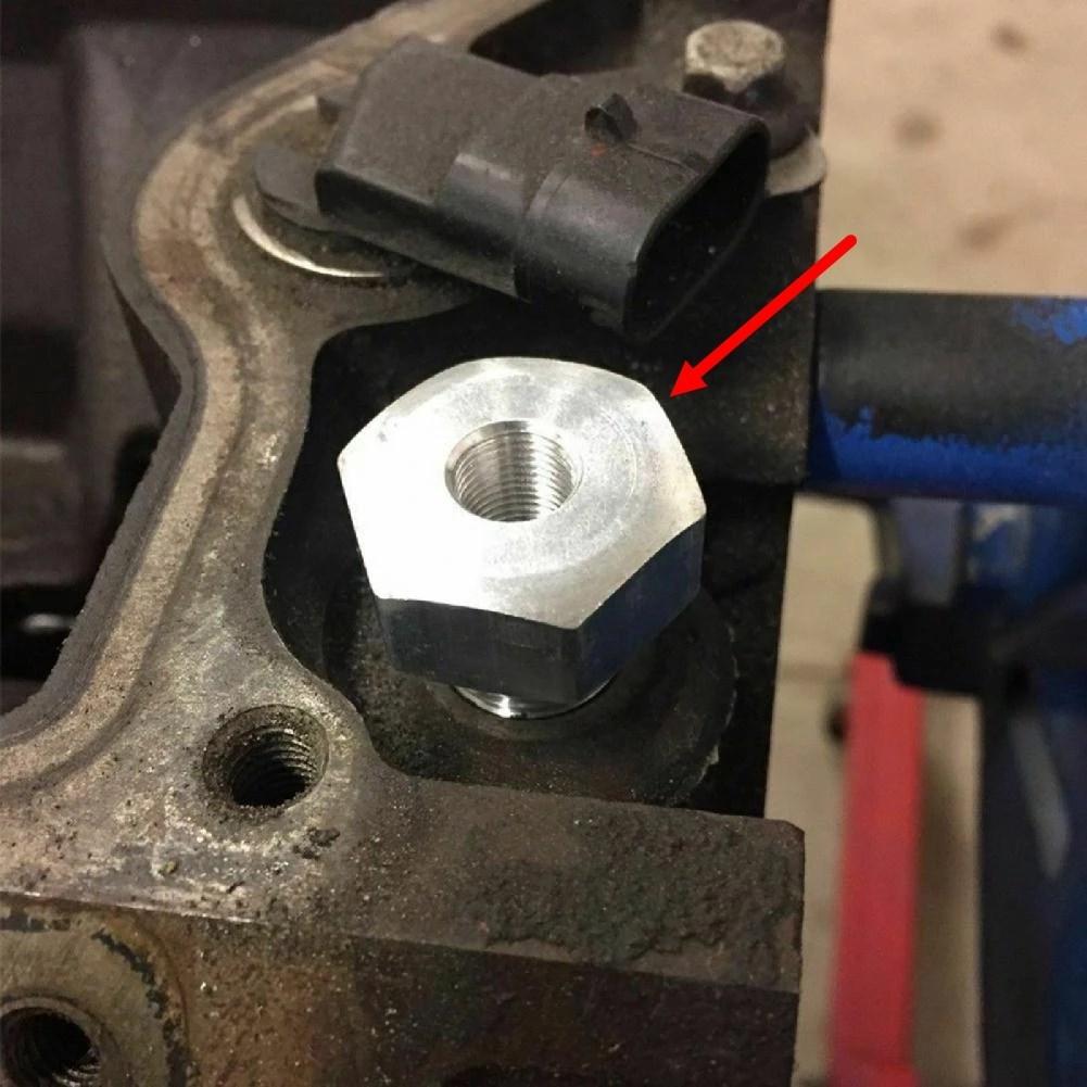 LS Engine Swap Male M12x1.5 M16x1.5 Female 1/8 NPT алюминиевый датчик давления масла адаптер разъем с прокладкой для LS1 LSX