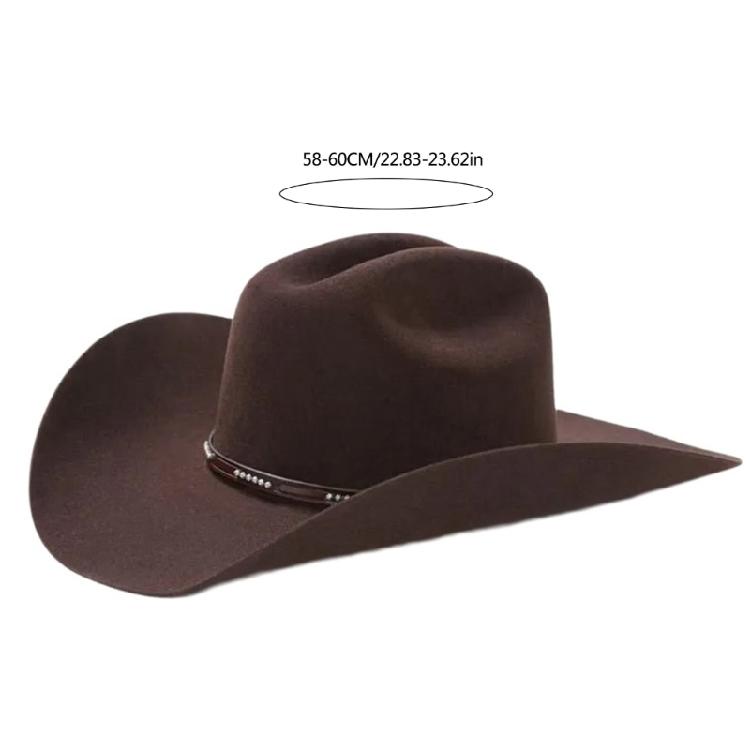 Ковбойские шляпы в западном стиле Федора с широкими полями Шляпа подарок для парня Шляпа с широкими полями