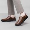 Повседневная мужская обувь в стиле ретро, деловая брендовая кожаная обувь, модная мужская обувь для ходьбы на открытом воздухе, удобная и роскошная