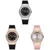 Fashion Silicone Quartz Watch For Ladies With Date Display And Water Resistance