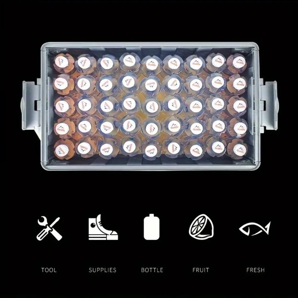 Large Camping Storage Box Portable Waterproof Container Outdoor Storage Case Durable Multi Purpose Foldable Car Trunk Organizer