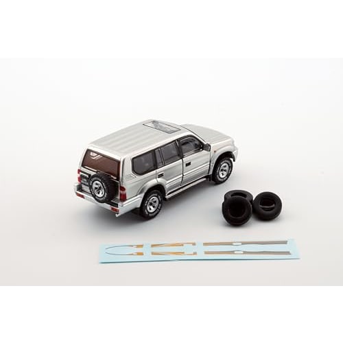 BM CREATIONS 1/64 Scale Toyota Land Cruiser Prado LC95 Silver (LHD) Finished Product