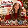 6pcs DIY Craft Pearl Diamond Painting Kit Santa Wooden Tag Pendants  Home Decor