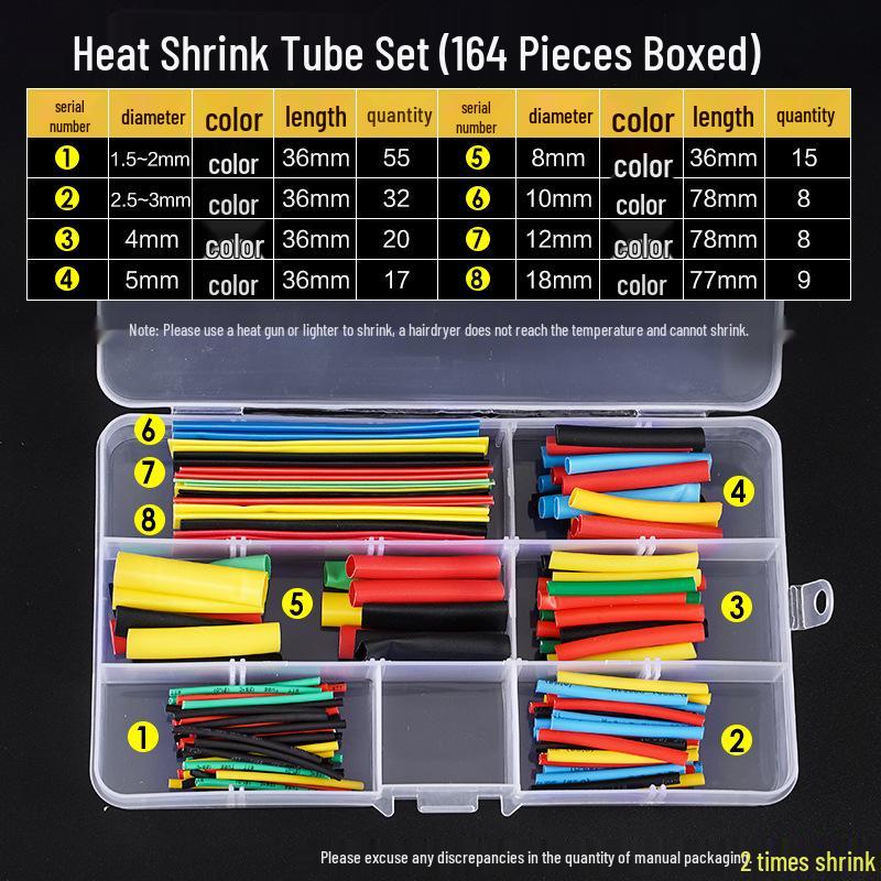 Waterproof Colored Insulating Heat Shrink Tube for Wire and Cable Repair