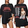 Sabrina Carpenter Emails I Can't Send Tour Graphic T Shirt Men Women Clothing Fashion Aesthetic T-shirt Cotton Casual Loose Tees