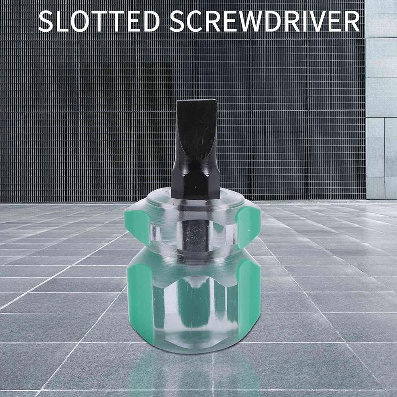 Инструмент для ремонта мини-отверток, набор коротких шлицевых отверток, одна маленькая плоская отвертка и одна крестовая отвертка