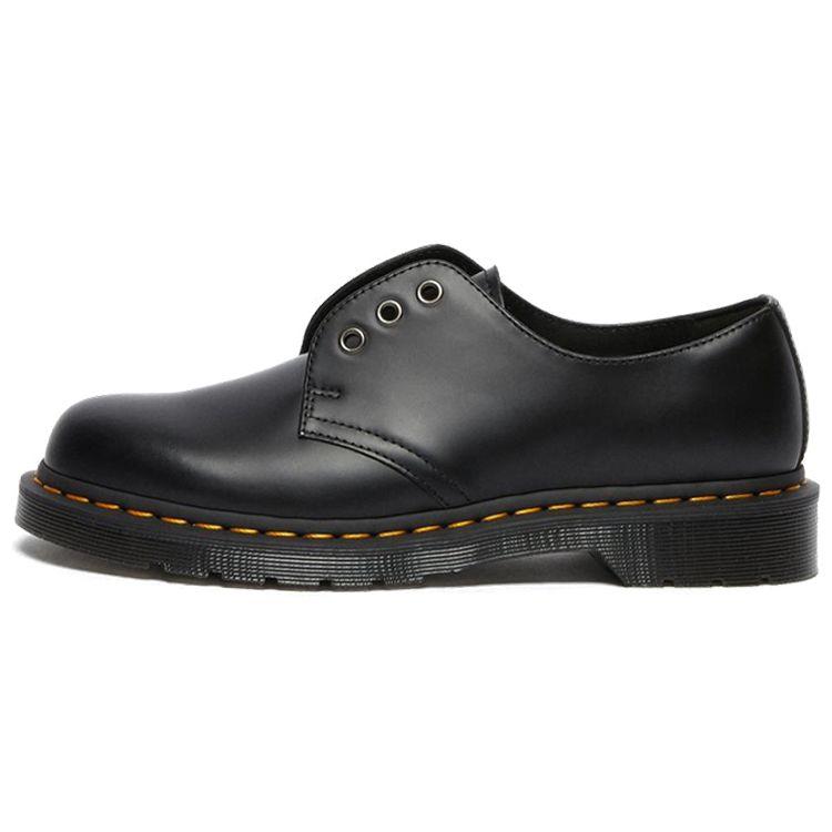 Dr. Martens 1461 Elastic Smooth Vintage Mid-Heel Shoes Unisex Shoes Black 26733001