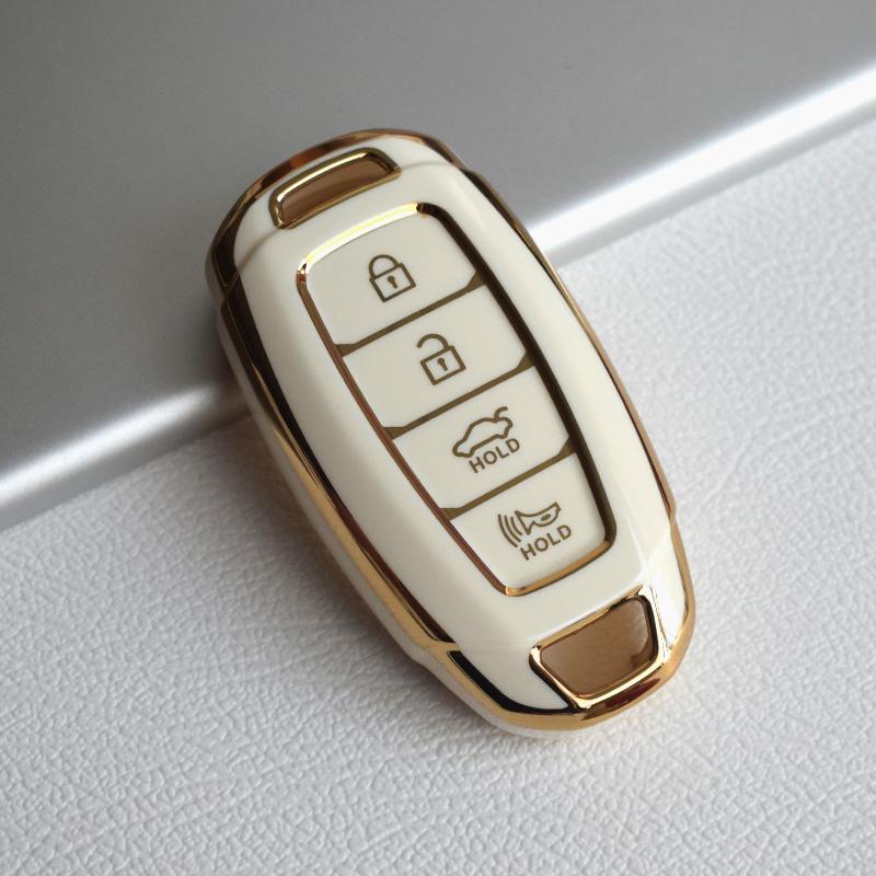 Для Hyundai i30 Ix35 KONA Encino Solaris Azera Grandeur IG Accent Santa Fe Palisade TPU автомобильный брелок чехол брелок чехол