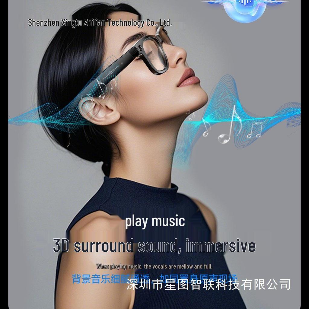 Умные очки W610: 800 Вт Пиксельные ИИ-переводчик, Запись фото и видео, WIFI, Двойное шумоподавление, Солнцезащитные очки с защитой от тряски.