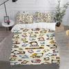 Cute 3D Printed Pochacco Anime Cartoon Bedding Set Soft Comfort Duvet Cover King Size For Kids Bedroom