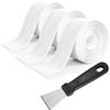 Caulk Tape Waterproof Self Adhesive,Razor Blade Scraper,Bathtub Caulk Strip Sealant Tape for Kitchen Countertop,Sink,Toilet