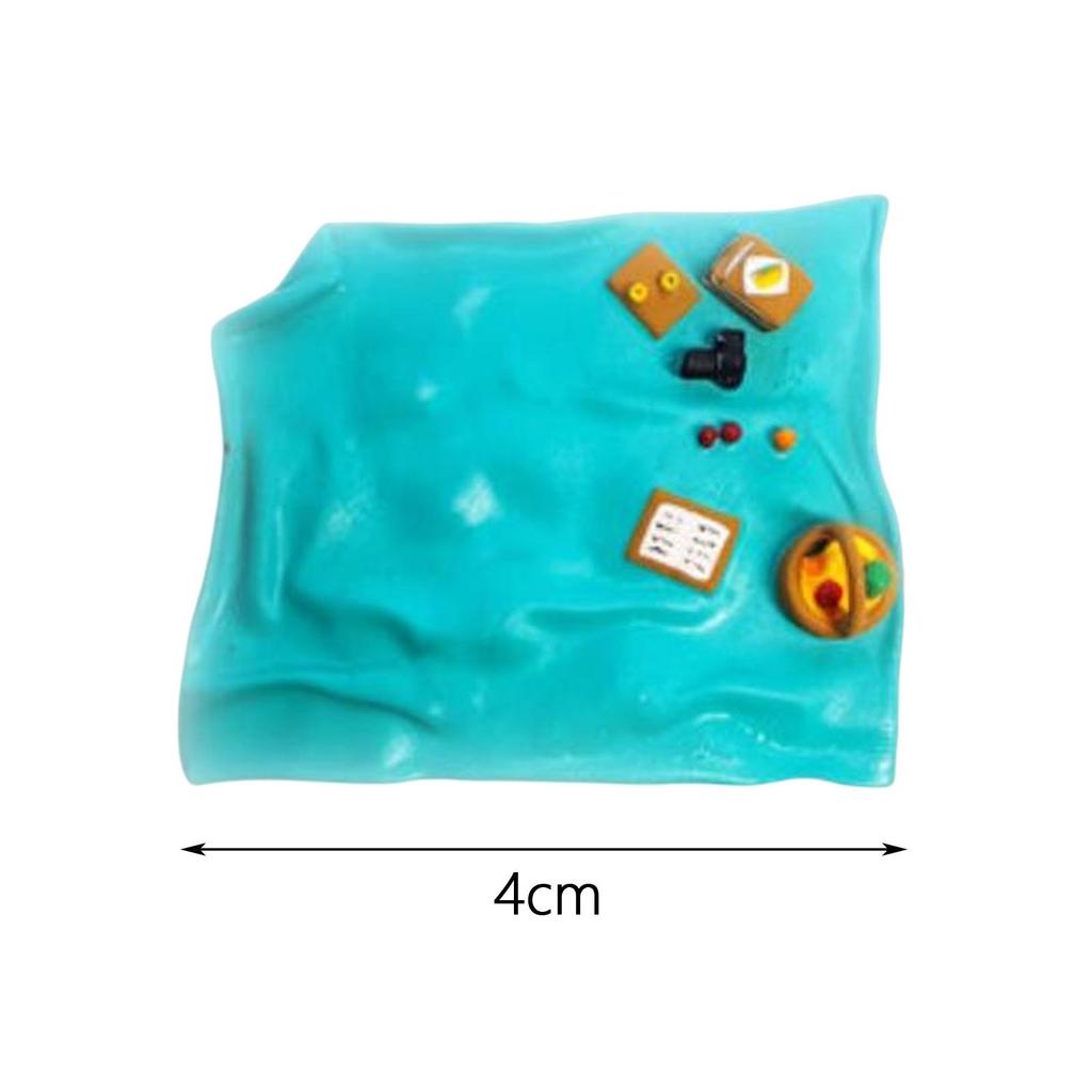 1:Пикниковое одеяло масштаба 1:64, миниатюрное одеяло, пляжная модель, смола для моделей поездов, DIY-проекты, диорамы, пейзажи, архитектурные модели, макеты