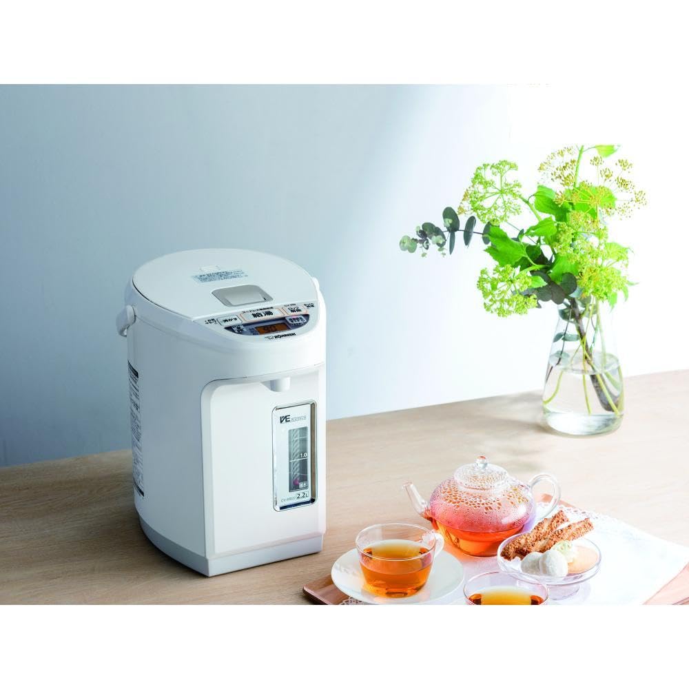 Zojirushi Electric Pot Microcomputer Boiling VE Electric Magic Bottle Liters White Yutosei 3.0 CV-WB30-WA