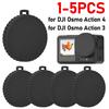 TPU Sports Camera Lens Cover Anti-Scratch Protective Cover Anti-Stain Lens Protector for DJI Osmo Action 4/Action 3 Lens Cover