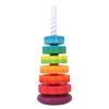 OzToy Rainbow Spinning Tower, Mixed Colors, 1 Piece, Korean Baby Products