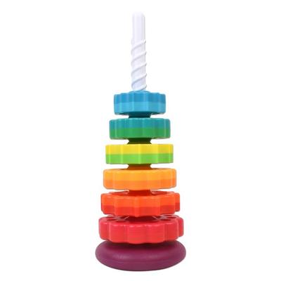 OzToy Rainbow Spinning Tower, разноцветные, 1 штука, Корейские детские товары