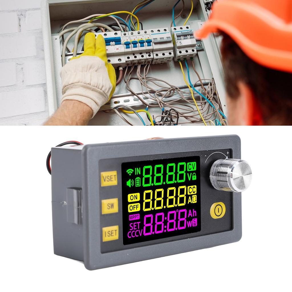 Voltage Regulator, Boost Converter Voltage Regulator, 12-72V Converter Power Supply Panel Constant Current Volt Mod