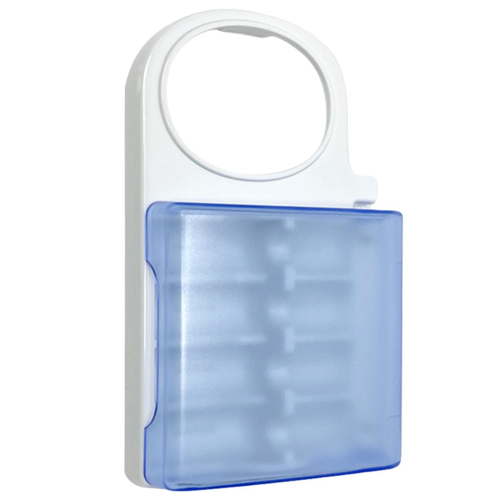 Подставка для электрической зубной щетки с синей крышкой, держатель для электрической зубной щетки для дома и путешествий, принадлежности для ванной комнаты