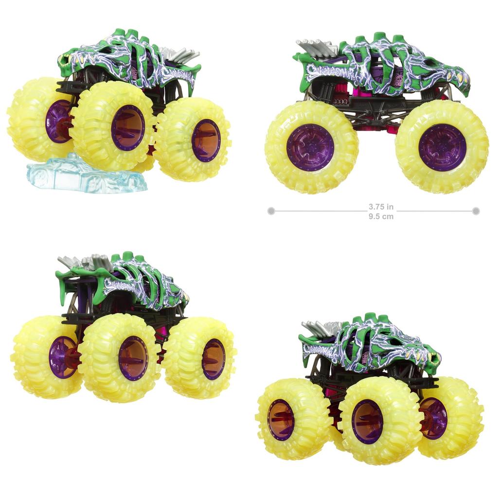 Hot Wheels Monster Truck Power Smashers Assortment Box of 6 Toy Miniature Ages (6 cars) - Vehicles, Cars, 3+, Multi-color, 986B-HYJ19