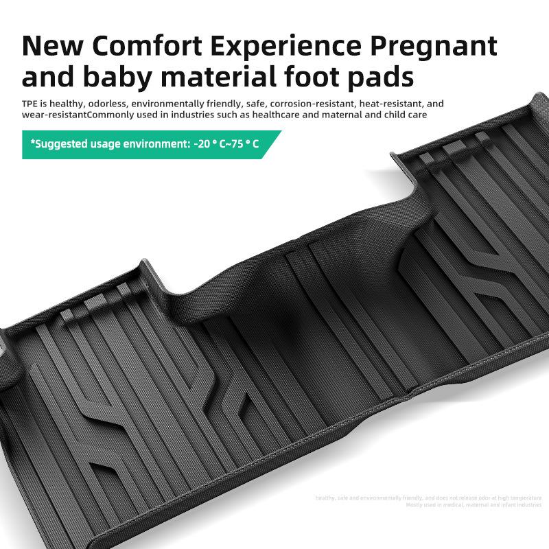 Совместимые ТПЭ коврики для 2012-2023 GMC Sierra и Chevrolet Silverado.