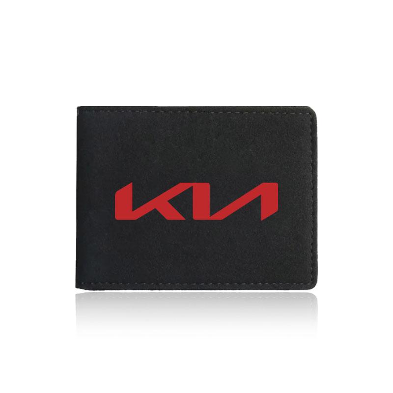 Leather Credit Card Case Car Driving Documents Protective Case For Kia Rio Ceed Sportage Cerato Soul Sorento K2 K5 K6 K7 K8 Flip