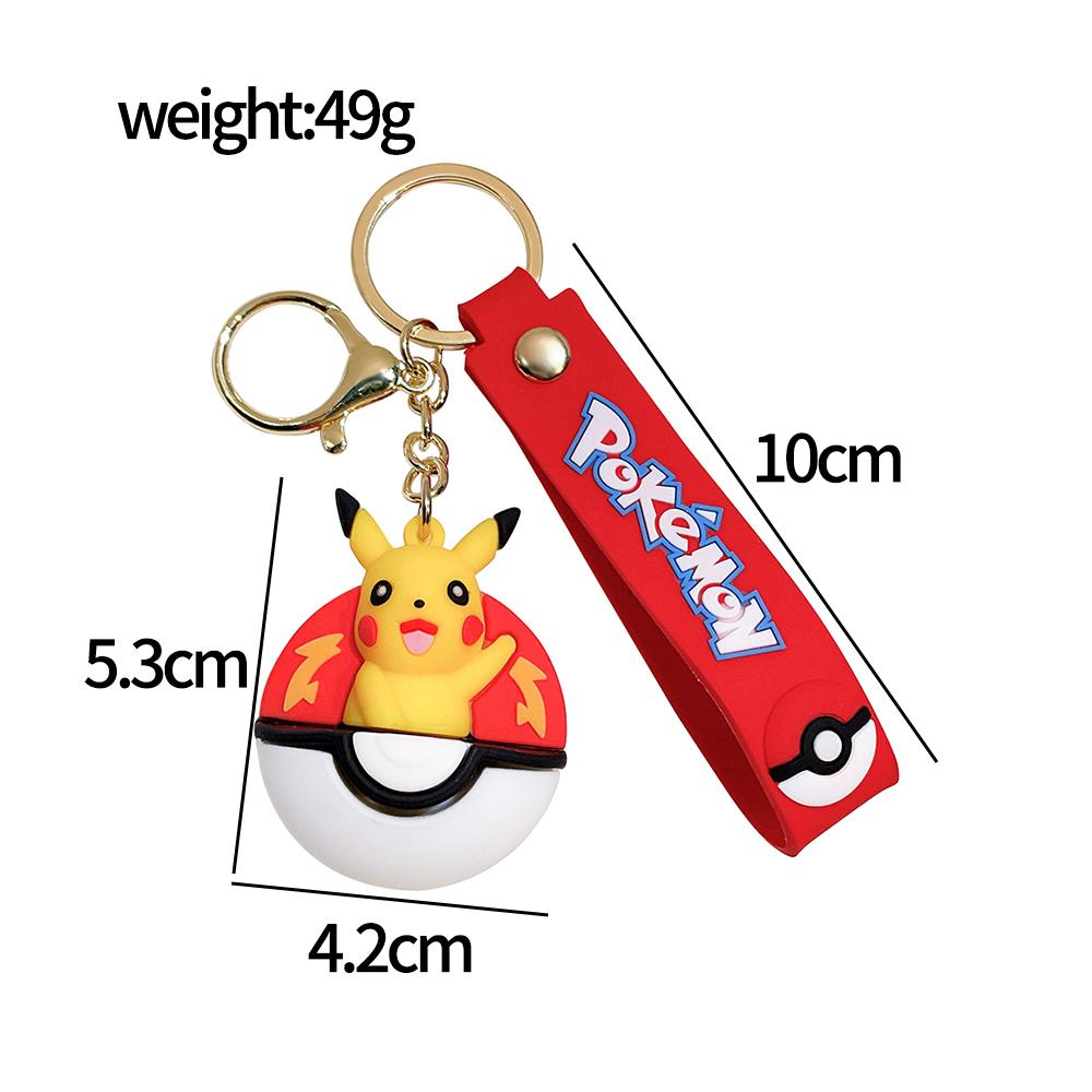 Pok é mon Pok é Ball Pikachu Keychain, Pok é mon Cute Key Pendant, Men's and Women's Keychain, Doll Machine, Gift Wholesale
