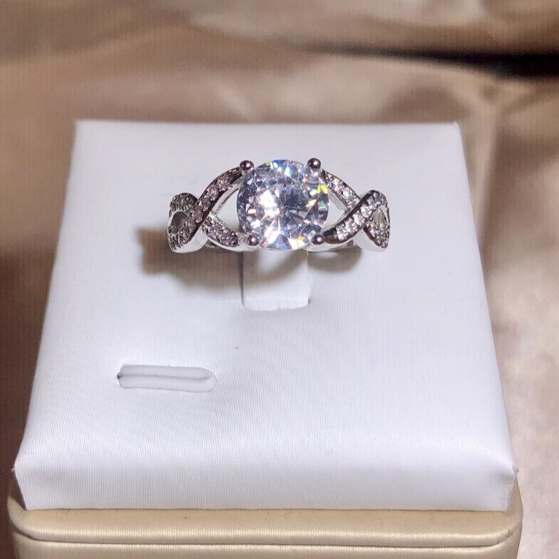 Европейские и американские украшения для рук Бесконечные символы бриллиантовое кольцо