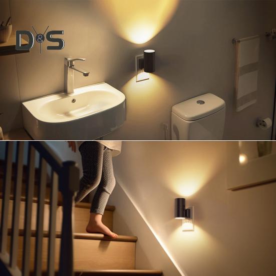 1/2 шт. светодиодный ночник с 16 цветами, высокая яркость, отсутствие мерцания, компактный дизайн, подключаемый ночник, прикроватная лампа