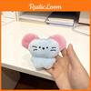 Plush Keychain Mouse Stuffed Doll With Pearl Chain For Couples Kids Gift