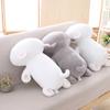 Кавайная плюшевая игрушка кошка, мягкая, 35 см, 50 см, 65 см, подушка кошка, белая, серая, детские игрушки, подарок на день рождения для детей
