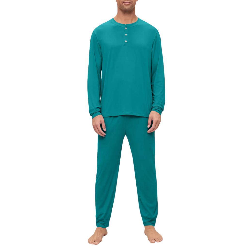 Men's Pajama Set, Long Sleeve And Long Pants, Two-piece Set