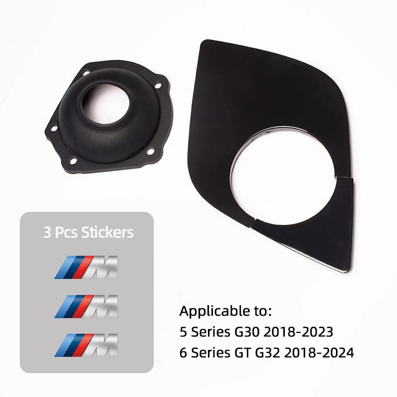 Car Gear Shift Panel Trim Dustproof Cap Cover Auto Decoration Interior Accessories For BMW Series 5 6 G30 6GT G32 Stickers xh6