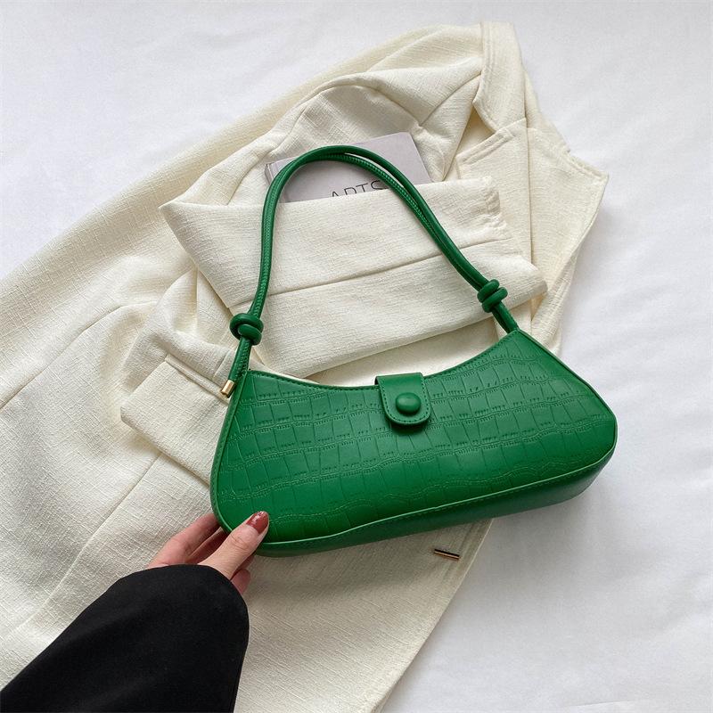 Модная простая сумка через плечо весна-лето, новая повседневная популярная женская сумка через плечо в корейском стиле, текстурированная сумка-мессенджер