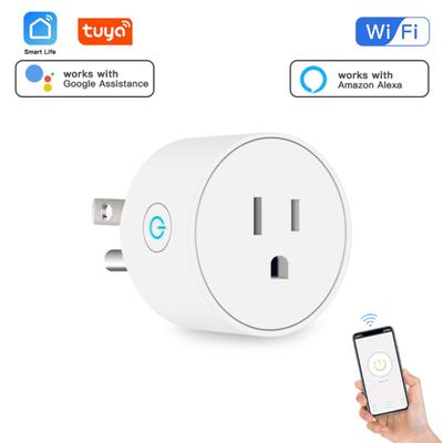 Wi-Fi Smart Plug Socket Беспроводное интеллектуальное приложение Поддержка привязки сцен Управление голосовым помощником Alexa