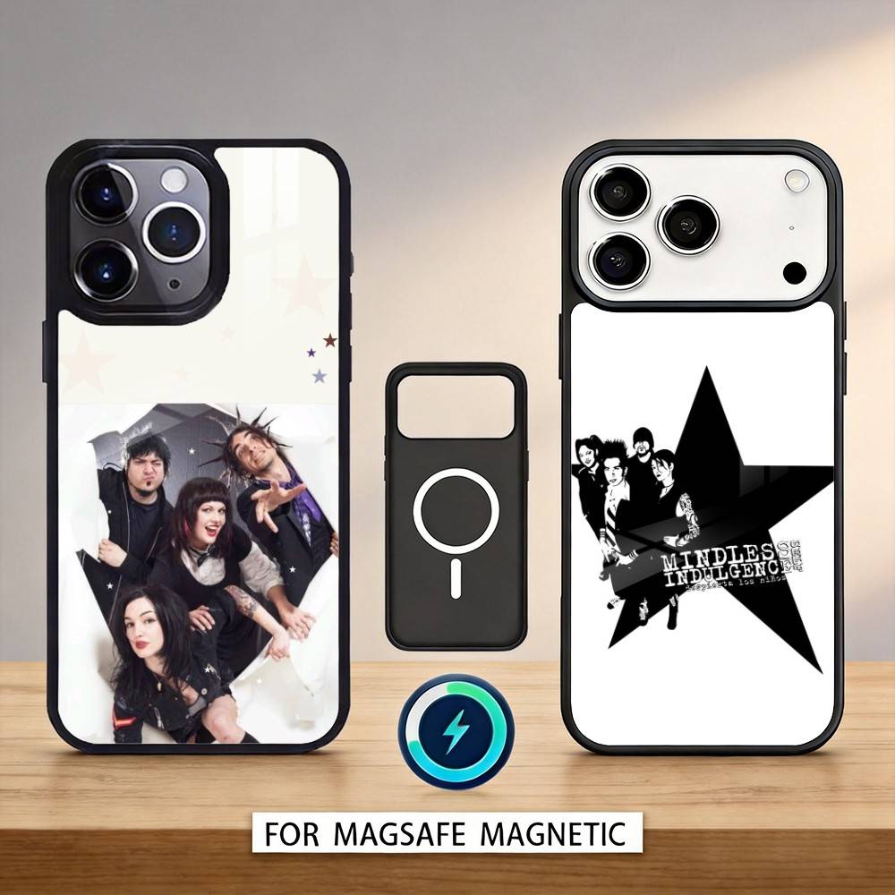 Msi M-Mindless Self I-Indulgence Phone Case Magnetic For iPhone17 16 15 14 13 12 Pro Max For Magsafe Wireless Charging Cover