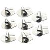 5/6/8Pcs Sewing Rolled Hem Foot Stainless Steel Sewing Machine Rolled Hemming Presser Foot for Household Sewing Shop