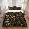 3Pcs Mystical Forest Whimsy Bedding Set Quilt Cover Pillowcase Home Christmas Xmas Halloween Gift 1 Duvet Cover 2 Pillowcase M92416