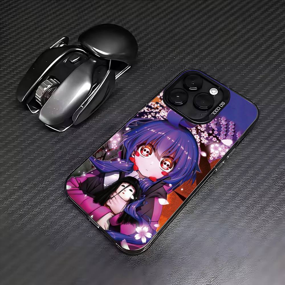 Чехол для телефона Anime D-Dark G-Gathering для iPhone 17, 16, 15, 14, 13, 12, 11 Plus, Pro Max, цветной, серебристое покрытие внутри