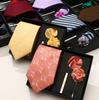 Роскошный подарочный набор из 4 галстуков для мужчин: Однотонные галстуки 8 см в наличии
