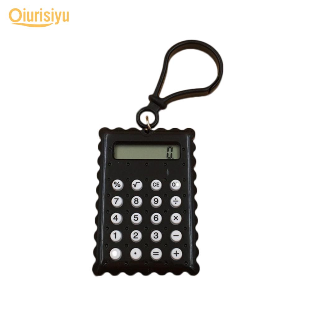 Карманный студенческий мини-электронный калькулятор в форме печенья