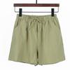 Loose Linen Cotton Hemp Plus Size Student Sports Casual Shorts Women's Wide Leg Pants