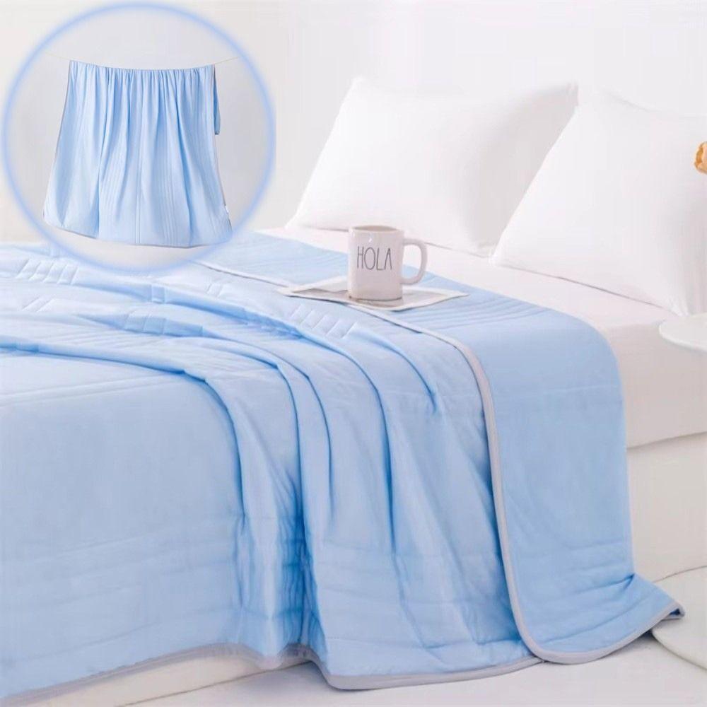 Double Sided Cooling Blanket Breathable Cool Duvet Air Condition Comforter Bedroom Use