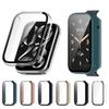 Hard PC Case Cover For Mi Band 8 Pro+Tempered Glass Film Screen Protector For Xiaomi Mi Band 7 Pro Case Bumper Shell Accessories